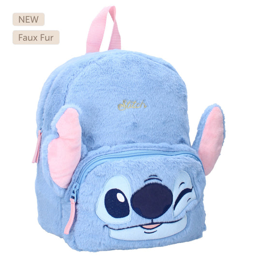 Stitch Premium Velvet 3D School Bag